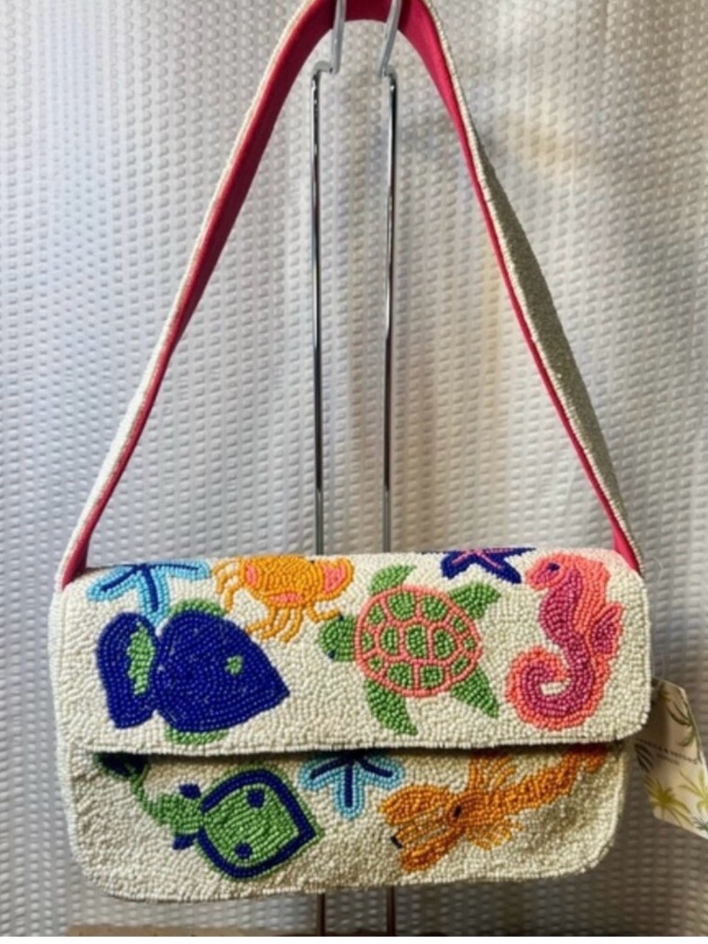 NWT Viral Beaded Sea Life Bag!!